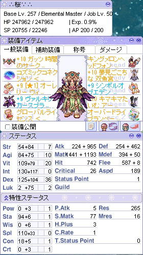 エレマスLv257/50